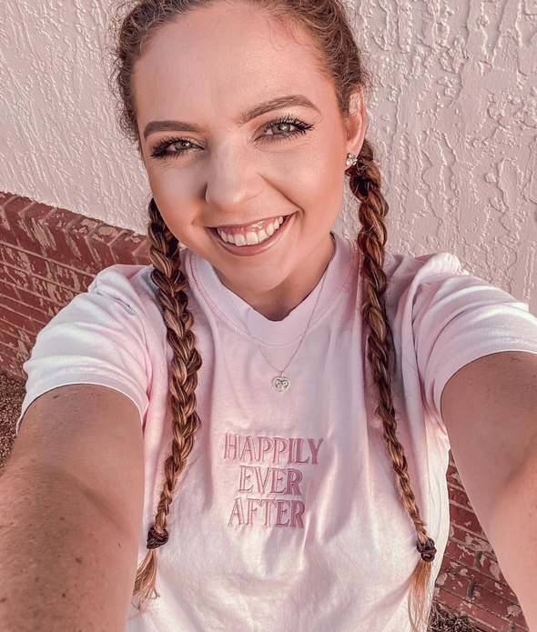 Happily Ever After Embroidered Tee