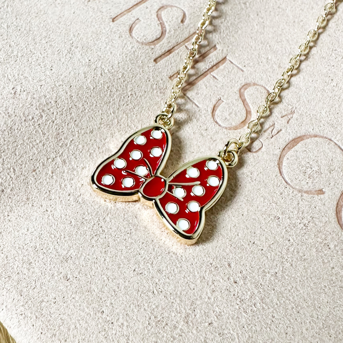 Minnie Mouse Inspired Necklace - Shop Online at Moi-Glam Boutique