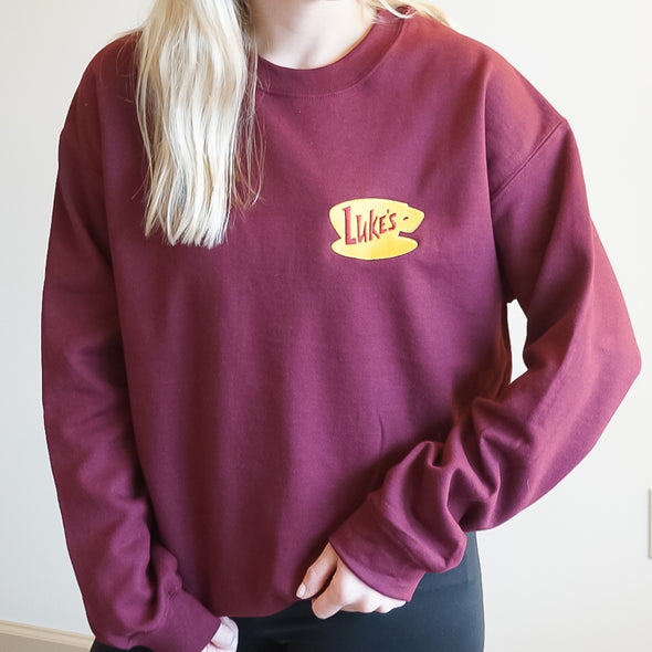 Luke's Embroidered Sweatshirt - Wishes & Co.