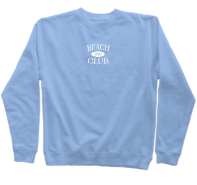 Beach Club Embroidered Sweatshirt