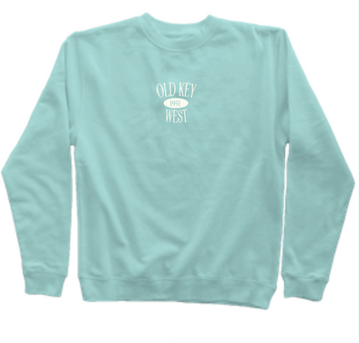 Old Key West Embroidered Sweatshirt