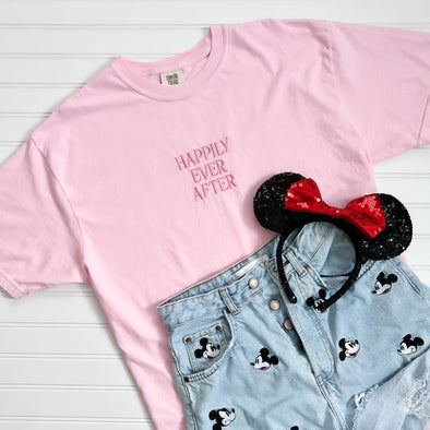 Happily Ever After Embroidered Tee