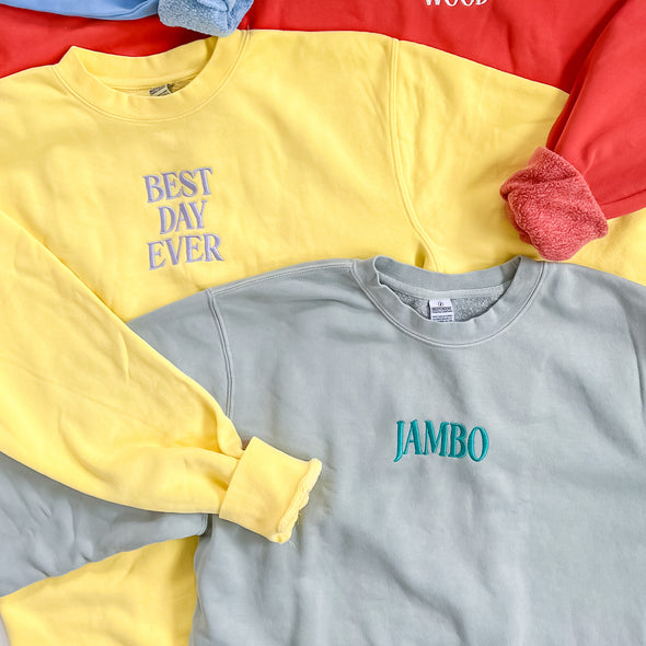 Jambo Embroidered Sweatshirt